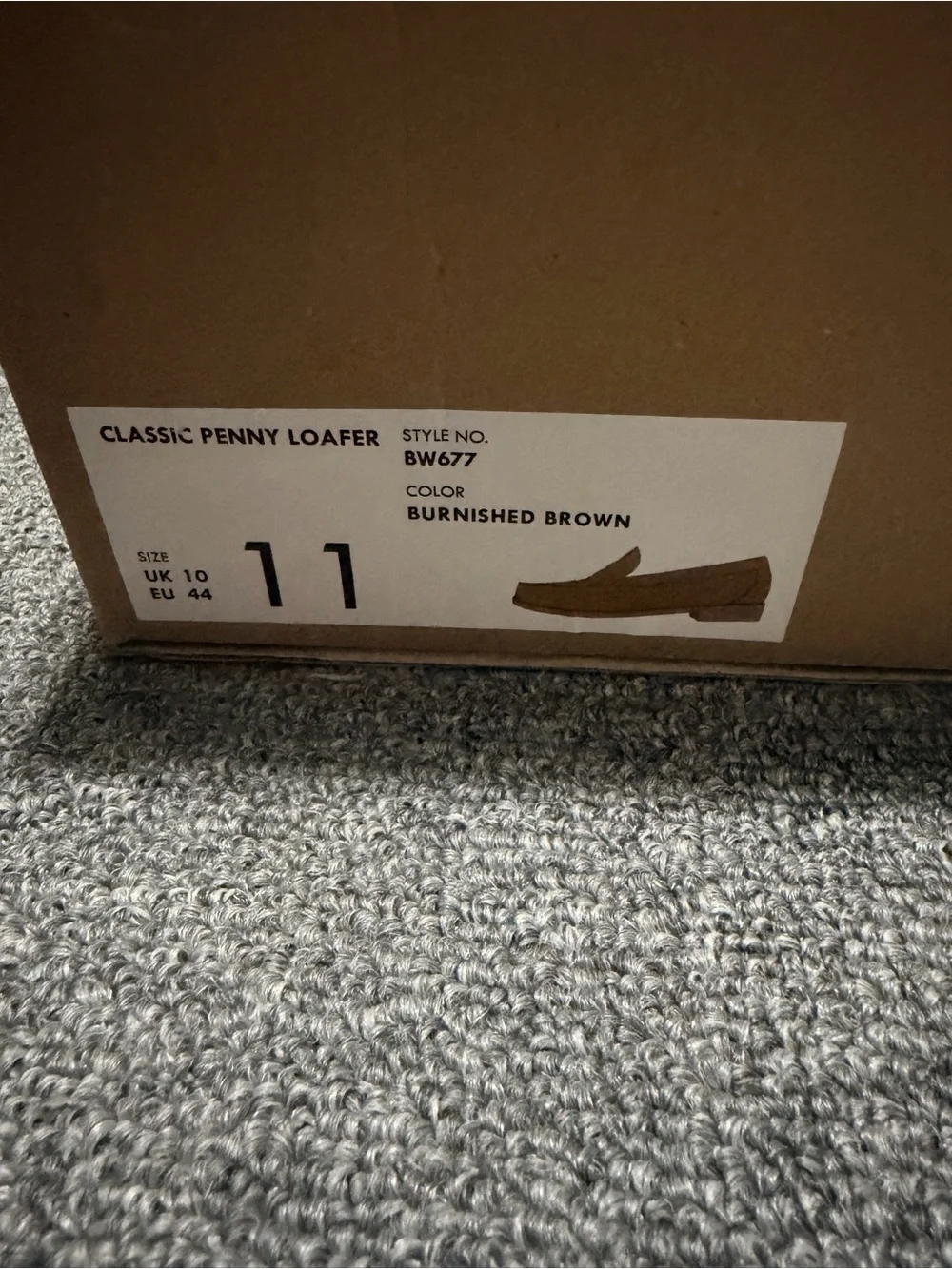 J. Crew Brown Leather Penny Loafers